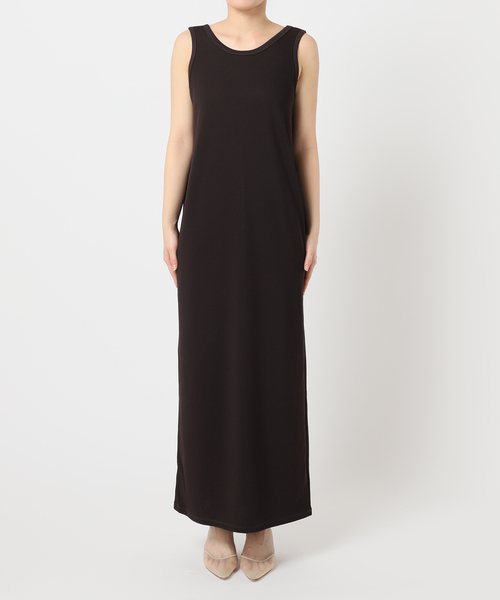 リブタンクワンピース 美品 ブラック 38 2e51e96357962fd1b40d291f50214d