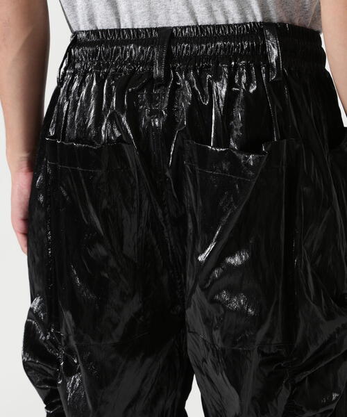 ROYAL FLASH（ロイヤルフラッシュ）の「A.F ARTEFACT/エーエフ・アーティファクト/Leather Tex Gather Wide Pant（その他パンツ・メンズ・ブラック・3/2）」の7枚目の写真