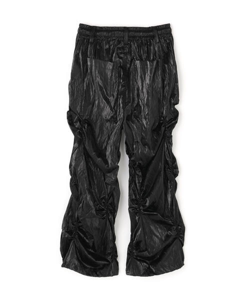 ROYAL FLASH（ロイヤルフラッシュ）の「A.F ARTEFACT/エーエフ・アーティファクト/Leather Tex Gather Wide Pant（その他パンツ・メンズ・ブラック・3/2）」の9枚目の写真