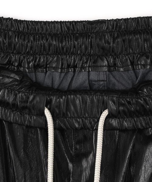 ROYAL FLASH（ロイヤルフラッシュ）の「A.F ARTEFACT/エーエフ・アーティファクト/Leather Tex Gather Wide Pant（その他パンツ・メンズ・ブラック・3/2）」の10枚目の写真