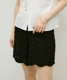 Lutim by u | Lace knit shorts / レース編みショートパンツ(その他パンツ)