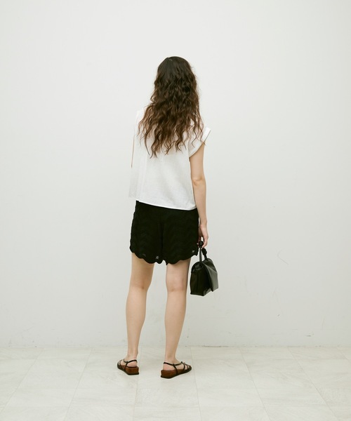 Lace knit shorts / レース編みショートパンツ（その他パンツ