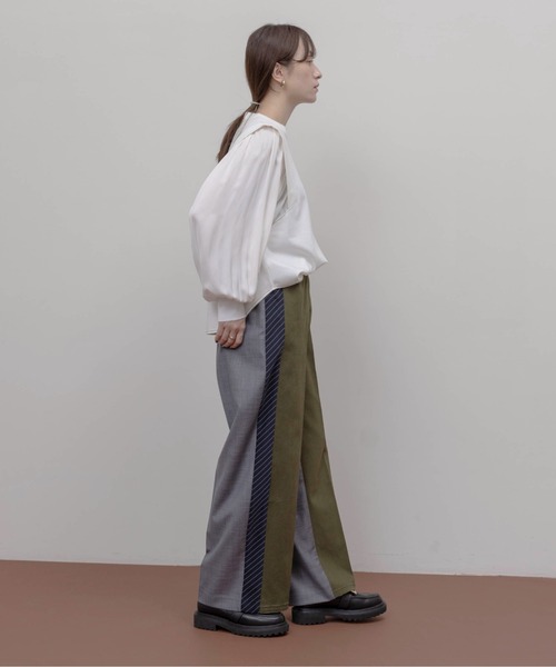 Eimee Law(エイミーロウ)の「布帛スリーブ ライトポンチトップス(その他トップス・レディース・ライトブラウン/オフホワイト/ブラック・FREE)」の5枚目の写真
