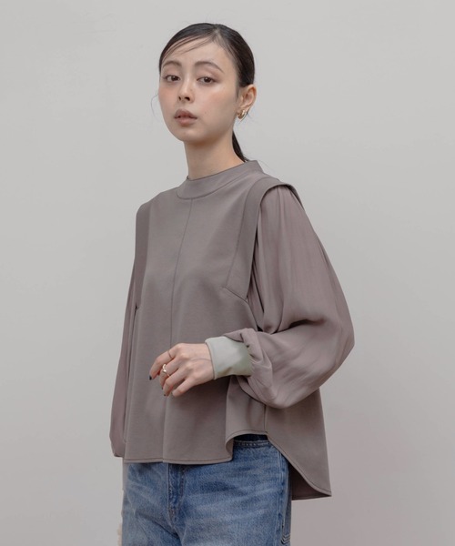 Eimee Law(エイミーロウ)の「布帛スリーブ ライトポンチトップス(その他トップス・レディース・ライトブラウン/オフホワイト/ブラック・FREE)」の18枚目の写真