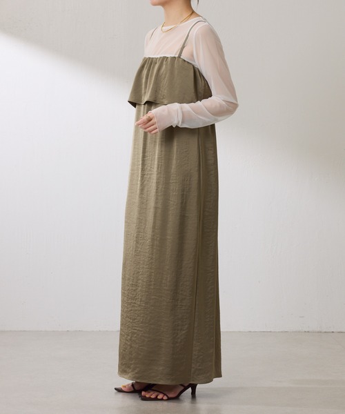 COLLAGE GALLARDAGALANTE(コラージュガリャルダガランテ)の「チュールロンT(Tシャツ/カットソー・レディース・ブラック/オフホワイト・FREE)」の11枚目の写真