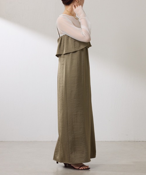 COLLAGE GALLARDAGALANTE(コラージュガリャルダガランテ)の「チュールロンT(Tシャツ/カットソー・レディース・ブラック/オフホワイト・FREE)」の13枚目の写真