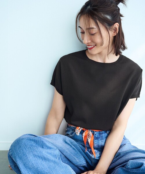 RED CARD TOKYO（レッドカード）の「【見上愛さん着用/RED CARD TOKYO×23区】カーヴィー デニム パンツ（デニムパンツ・レディース・ダルブルー系/ターコイズブルー系・40/38/36）」の7枚目の写真