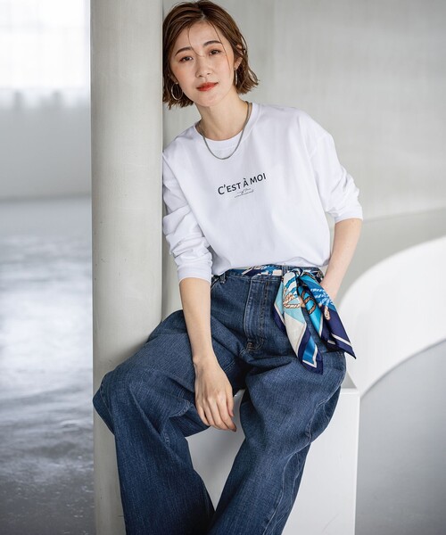 RED CARD TOKYO（レッドカード）の「【見上愛さん着用/RED CARD TOKYO×23区】カーヴィー デニム パンツ（デニムパンツ・レディース・ダルブルー系/ターコイズブルー系・40/38/36）」の19枚目の写真