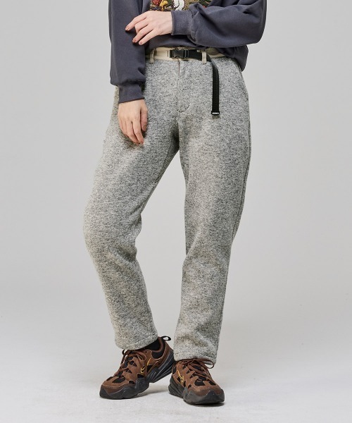 KRIFF MAYER Lady's Collection(クリフメイヤーレディースコレクション)の「ニットフリーステーパードパンツ(その他パンツ・レディース・ブラック/オリーブ/グレー/カラフル/チャコール/ネイビー・MEDIUM/LARGE)」の1枚目の写真