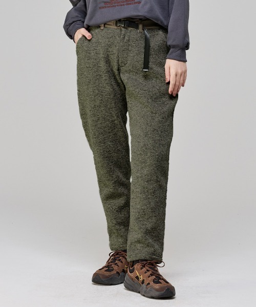 KRIFF MAYER Lady's Collection(クリフメイヤーレディースコレクション)の「ニットフリーステーパードパンツ(その他パンツ・レディース・ブラック/オリーブ/グレー/カラフル/チャコール/ネイビー・MEDIUM/LARGE)」の4枚目の写真