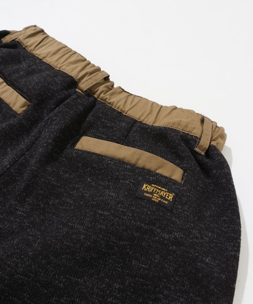 KRIFF MAYER Lady's Collection(クリフメイヤーレディースコレクション)の「ニットフリーステーパードパンツ(その他パンツ・レディース・ブラック/オリーブ/グレー/カラフル/チャコール/ネイビー・MEDIUM/LARGE)」の12枚目の写真