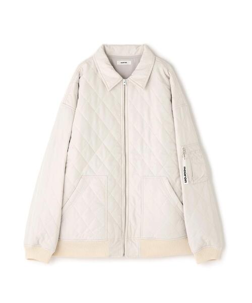 L.H.P（エルエイチピー）の「neuron/ニュウロン/キルティングブルゾン（ブルゾン・レディース・ホワイト/ブラック・F）」の5枚目の写真