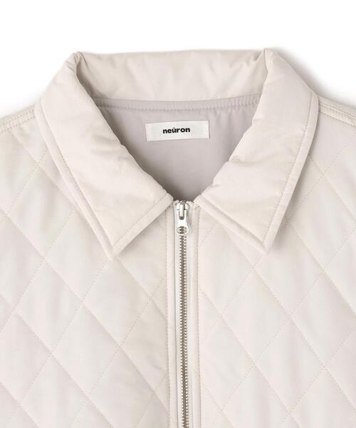 L.H.P（エルエイチピー）の「neuron/ニュウロン/キルティングブルゾン（ブルゾン・レディース・ホワイト/ブラック・F）」の6枚目の写真