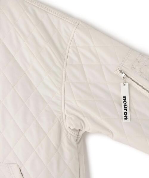 L.H.P（エルエイチピー）の「neuron/ニュウロン/キルティングブルゾン（ブルゾン・レディース・ホワイト/ブラック・F）」の7枚目の写真