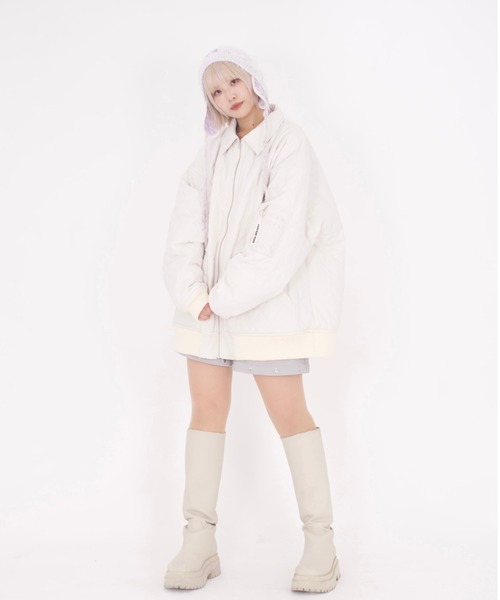 L.H.P（エルエイチピー）の「neuron/ニュウロン/キルティングブルゾン（ブルゾン・レディース・ホワイト/ブラック・F）」の20枚目の写真
