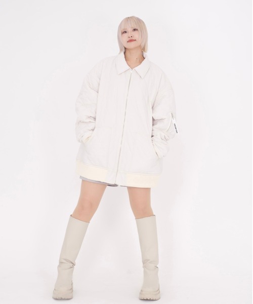 L.H.P（エルエイチピー）の「neuron/ニュウロン/キルティングブルゾン（ブルゾン・レディース・ホワイト/ブラック・F）」の21枚目の写真