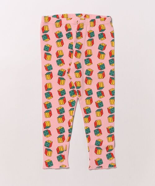 BOBO CHOSES(ボボショーズ)の「Dices all over leggings(レギンス/スパッツ・キッズ・ピンク・24MONTH/12MONTH/18MONTH/3MONTH/6MONTH/9MONTH)」の1枚目の写真