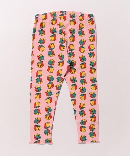 BOBO CHOSES(ボボショーズ)の「Dices all over leggings(レギンス/スパッツ・キッズ・ピンク・24MONTH/12MONTH/18MONTH/3MONTH/6MONTH/9MONTH)」の2枚目の写真