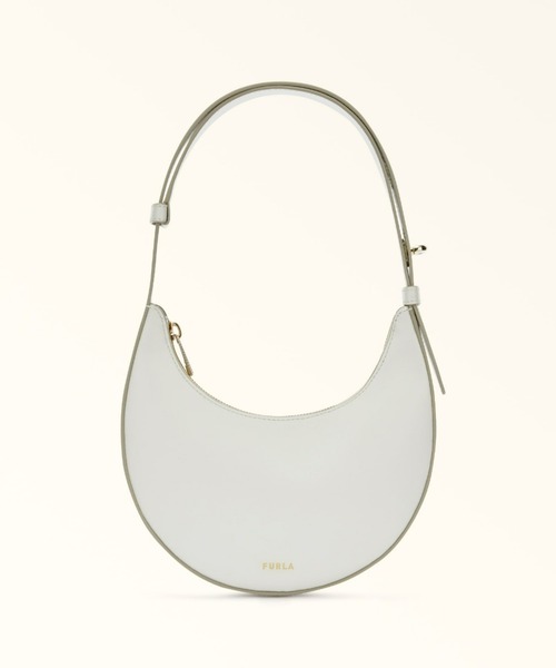 FURLA(フルラ)の「フルラ デリツィア ミニショルダーバッグ(ショルダーバッグ・レディース・ホワイト/ライトブラウン・ONE SIZE)」の1枚目の写真
