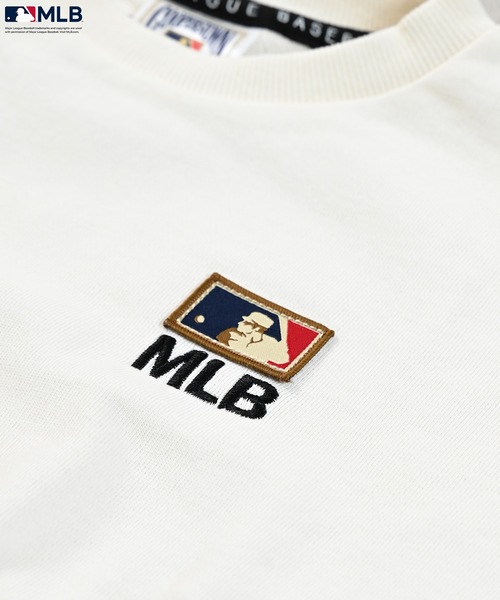 MLB（メジャーリーグベースボール）の「【MLB】別注リーグワッペンプリントスウェット（スウェット・キッズ・チャコール/オフホワイト・150/140/130/120/110/100/90/80）」の9枚目の写真
