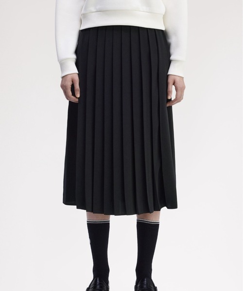 FRED PERRY（フレッドペリー）の「Pleated Skirt／プリーツスカート（スカート・レディース・ブラック・8/6/10）」の7枚目の写真