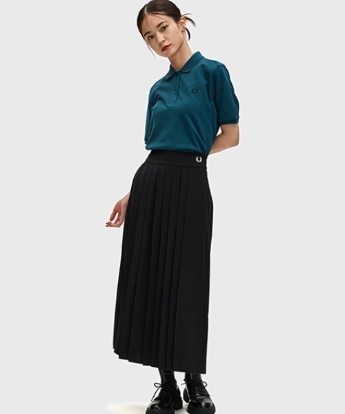 FRED PERRY（フレッドペリー）の「Pleated Skirt／プリーツスカート（スカート・レディース・ブラック・8/6/10）」の12枚目の写真
