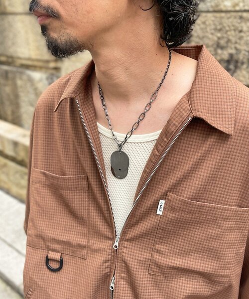 CPCM（シーピーシーエム）の「【GENKI監修】ドッグタグチェーンネックレス（ネックレス・メンズ・ブラック・FREE）」の10枚目の写真