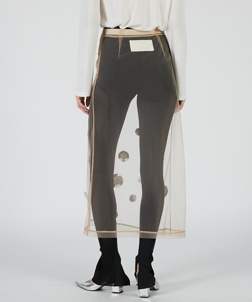 PRANK PROJECT(プランクプロジェクト)の「スパンコールスカート / Sequin Skirt(スカート・レディース・ベージュ/ブラック・FREE)」の4枚目の写真