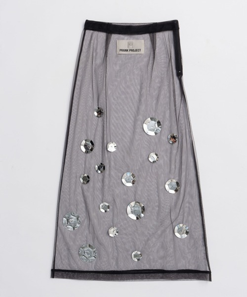 PRANK PROJECT(プランクプロジェクト)の「スパンコールスカート / Sequin Skirt(スカート・レディース・ベージュ/ブラック・FREE)」の17枚目の写真