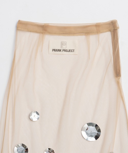 PRANK PROJECT(プランクプロジェクト)の「スパンコールスカート / Sequin Skirt(スカート・レディース・ベージュ/ブラック・FREE)」の14枚目の写真