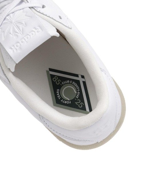 Reebok(リーボック)の「CLUB C 85 VINTAGE 100209029(スニーカー・メンズ・ホワイト・23.5cm/24.0cm/24.5cm/25.0cm/25.5cm/26.0cm/26.5cm/27.0cm/27.5cm/28.0cm/28.5cm/29.0cm/23.0cm/30.0cm)」の6枚目の写真