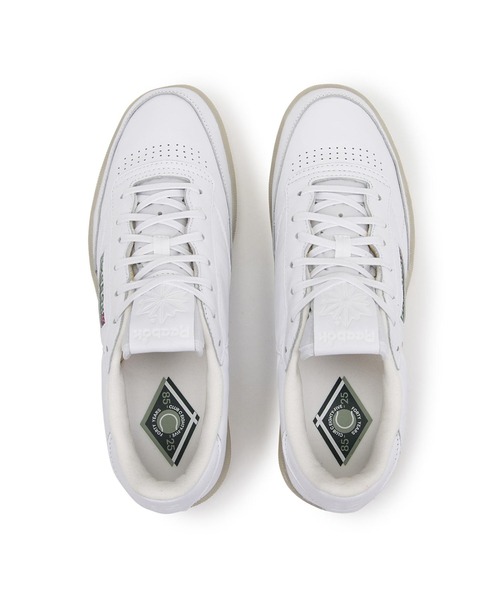 Reebok(リーボック)の「CLUB C 85 VINTAGE 100209029(スニーカー・メンズ・ホワイト・23.5cm/24.0cm/24.5cm/25.0cm/25.5cm/26.0cm/26.5cm/27.0cm/27.5cm/28.0cm/28.5cm/29.0cm/23.0cm/30.0cm)」の4枚目の写真