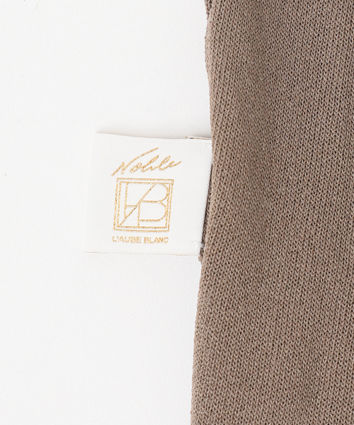 Noble（ノーブル）の「【NOBLE×L'AUBE BLANC】シアーワイドリブニットワンピース（ワンピース・レディース・ブラウン/ネイビー・36/38）」の11枚目の写真