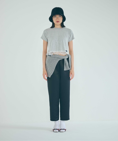 SEA(シー)の「ヘビーサテン トラウザーズ(その他パンツ・レディース・ブルー/ブラック/ピンク・ONE SIZE)」の1枚目の写真