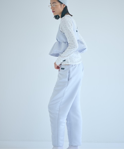 SEA(シー)の「ヘビーサテン トラウザーズ(その他パンツ・レディース・ブルー/ブラック/ピンク・ONE SIZE)」の4枚目の写真