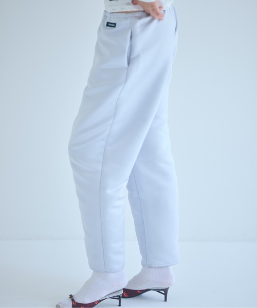 SEA(シー)の「ヘビーサテン トラウザーズ(その他パンツ・レディース・ブルー/ブラック/ピンク・ONE SIZE)」の5枚目の写真