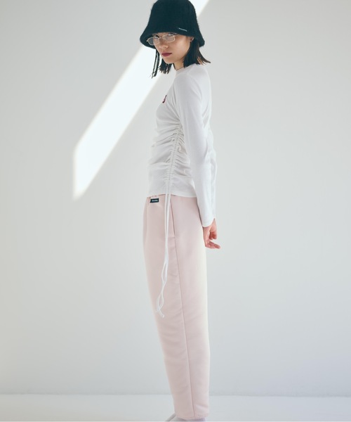 SEA(シー)の「ヘビーサテン トラウザーズ(その他パンツ・レディース・ブルー/ブラック/ピンク・ONE SIZE)」の8枚目の写真