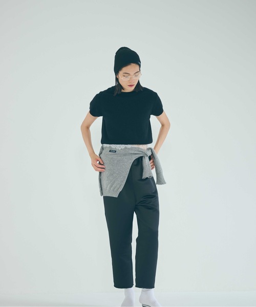 SEA(シー)の「ヘビーサテン トラウザーズ(その他パンツ・レディース・ブルー/ブラック/ピンク・ONE SIZE)」の11枚目の写真