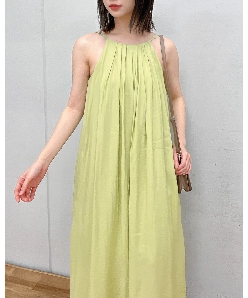 &soiree(アンドソワレ)の「【&soiree】プリーツマキシキャミワンピース(ワンピース・レディース・ブラック・FREE)」の12枚目の写真