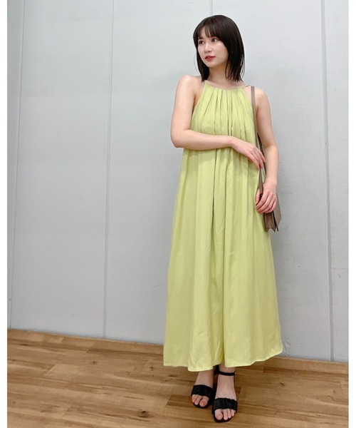 &soiree(アンドソワレ)の「【&soiree】プリーツマキシキャミワンピース(ワンピース・レディース・ブラック・FREE)」の17枚目の写真