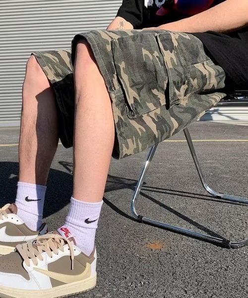 REBALANCE（リバランス）の「メンズカモフラ柄ハーフパンツ（その他パンツ・メンズ・A・MEDIUM/LARGE/X-LARGE）」の7枚目の写真