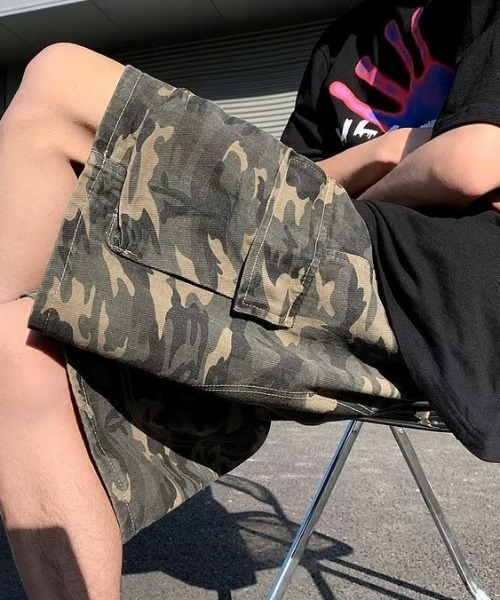 REBALANCE（リバランス）の「メンズカモフラ柄ハーフパンツ（その他パンツ・メンズ・A・MEDIUM/LARGE/X-LARGE）」の8枚目の写真