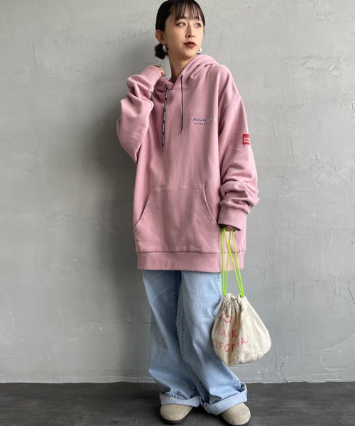 パーカー 「WEB先行予約」「MANHATTAN PORTAGE/マンハッタンポーテージ」 別注 バックフォトプリントパーカー レディース メンズ Manhattan Portage パーカー 「WEB先行予約」「MANHATTAN