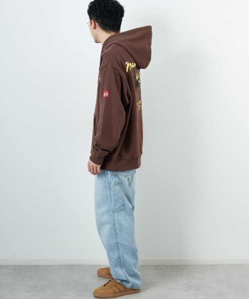 Manhattan Portage（マンハッタンポーテージ）の「[MANHATTAN PORTAGE/マンハッタンポーテージ] 別注 バックフォトプリントパーカー（パーカー・レディース・ピンク/ブラウン/ブラック・M/S/XL/L）」の20枚目の写真