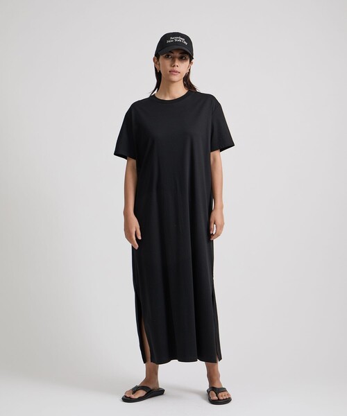 Saturdays NYC(サタデーズ ニューヨークシティ )の「Bleeker Onepiece Dress(ワンピース・レディース・グリーン/ホワイト/ブラック・S/M)」の9枚目の写真