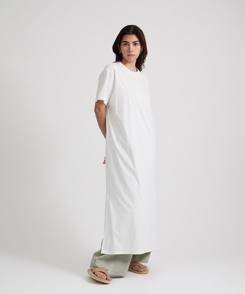 Saturdays NYC(サタデーズ ニューヨークシティ )の「Bleeker Onepiece Dress(ワンピース・レディース・グリーン/ホワイト/ブラック・S/M)」の6枚目の写真