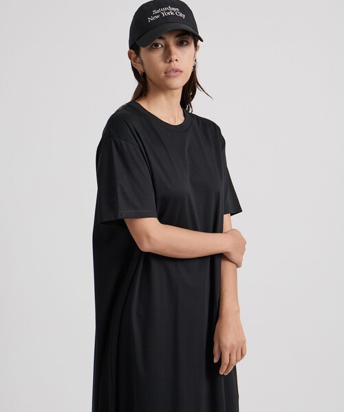 Saturdays NYC(サタデーズ ニューヨークシティ )の「Bleeker Onepiece Dress(ワンピース・レディース・グリーン/ホワイト/ブラック・S/M)」の11枚目の写真