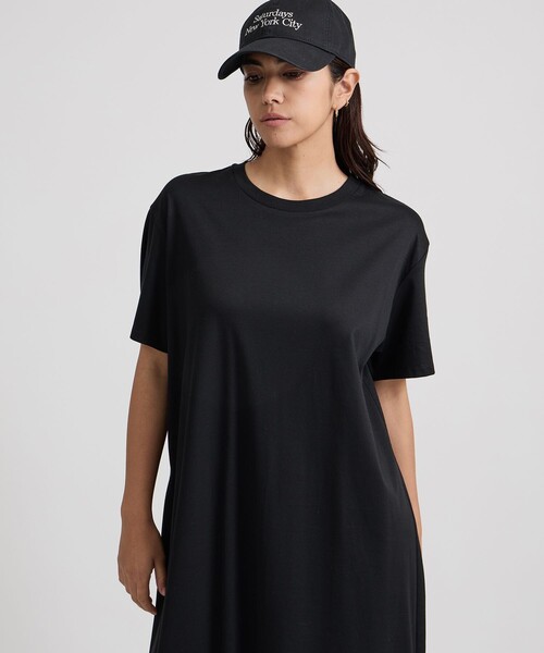 Saturdays NYC(サタデーズ ニューヨークシティ )の「Bleeker Onepiece Dress(ワンピース・レディース・グリーン/ホワイト/ブラック・S/M)」の12枚目の写真