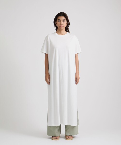 Saturdays NYC(サタデーズ ニューヨークシティ )の「Bleeker Onepiece Dress(ワンピース・レディース・グリーン/ホワイト/ブラック・S/M)」の2枚目の写真