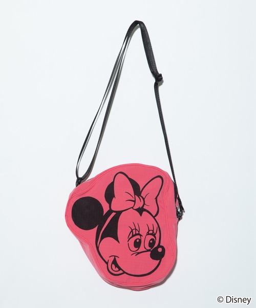 WCJ(ダブルシージェイ)の「Disney / FACE DESIGN SHOULDER BAG(S)(ショルダーバッグ・レディース・ピンク/グレー/ブルー/イエロー/レッド/グリーン・FREE)」の6枚目の写真